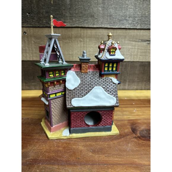 Lemax Caddington Village Sign Shop Vintage 2003 Rare